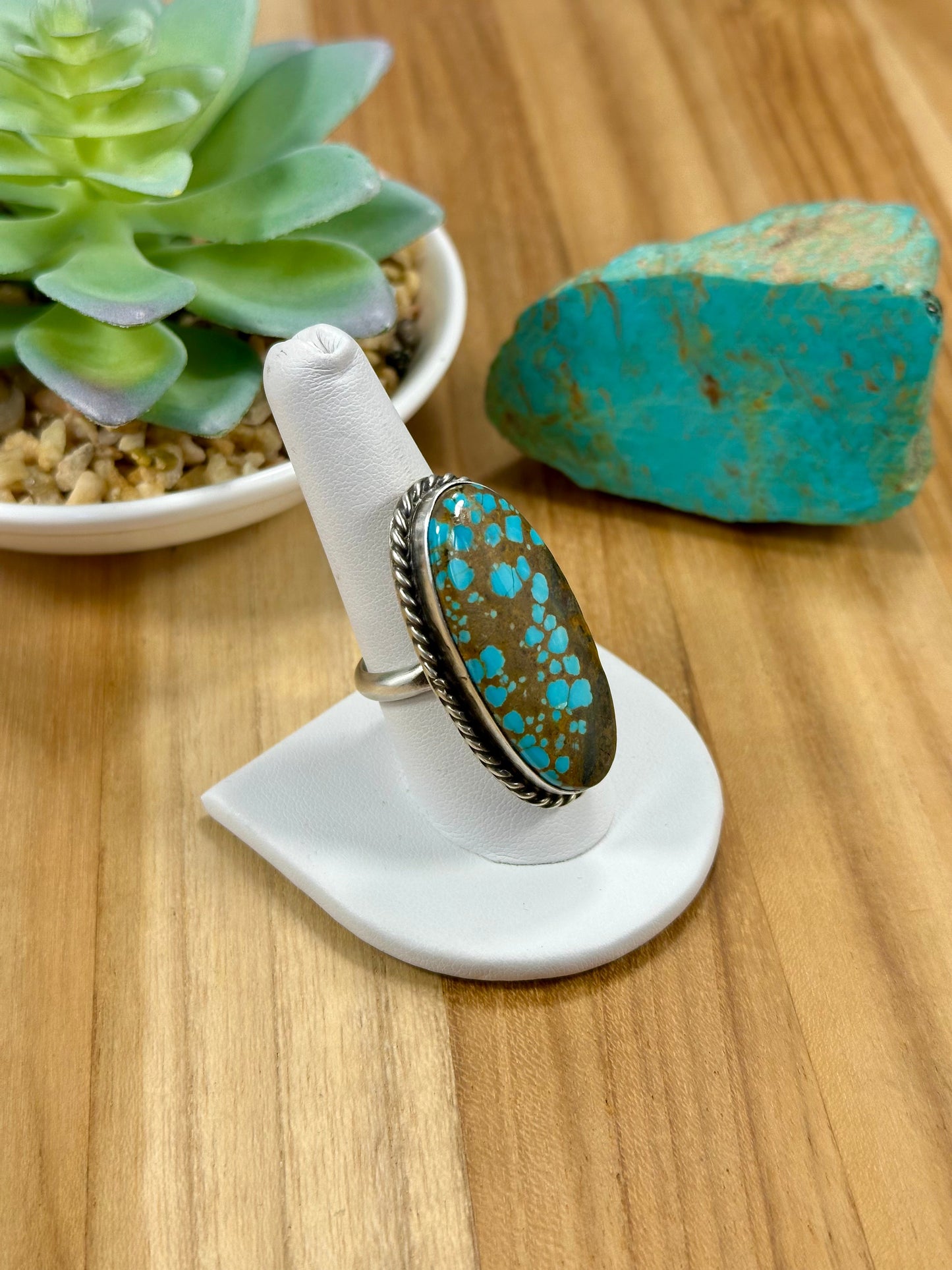 #8 Oval Sterling Silver Ring