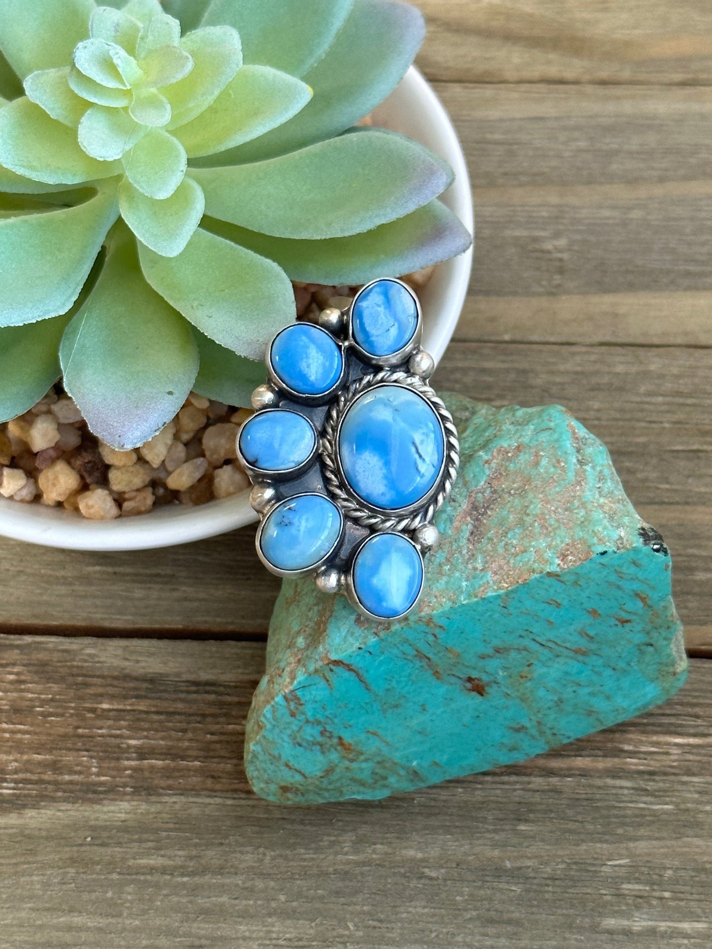 Golden Hills Half Cluster Ring