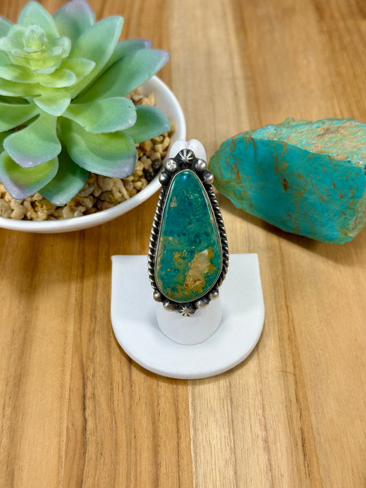 Royston Single Stone Sterling Silver Ring