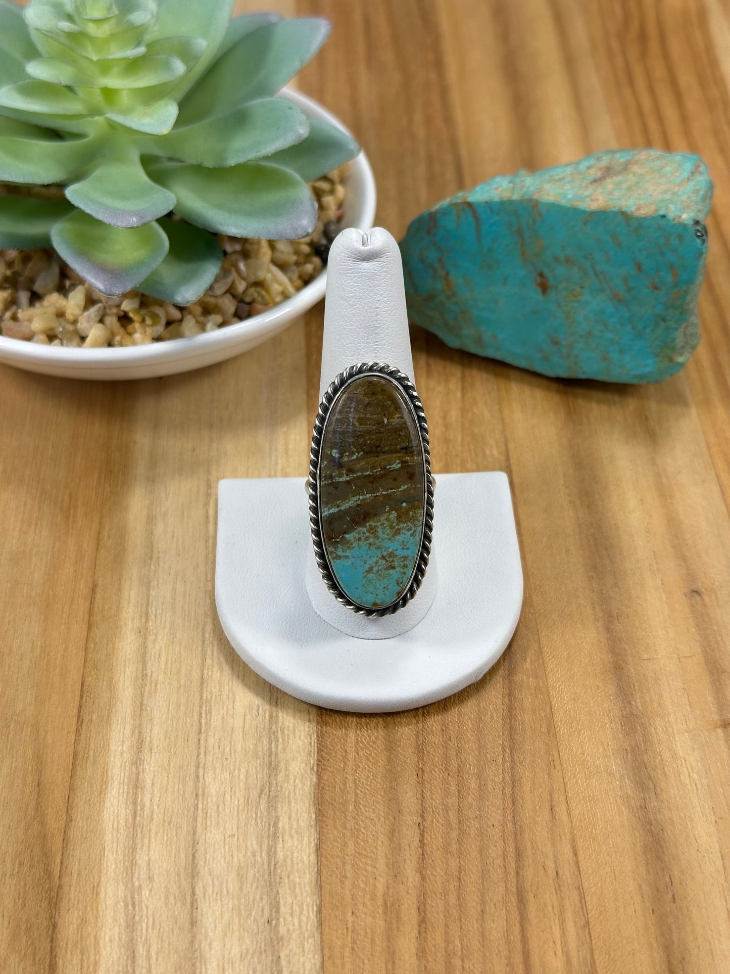 #8 Oval Sterling Silver Ring