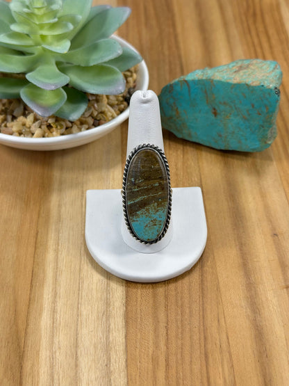 #8 Oval Sterling Silver Ring