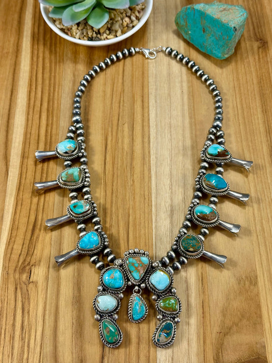 Royston Squash Blossom Necklace