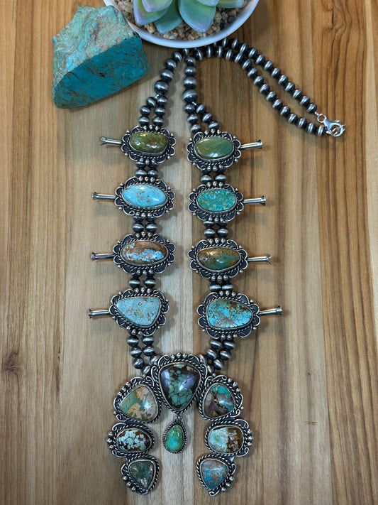 Royston Squash Blossom Necklace