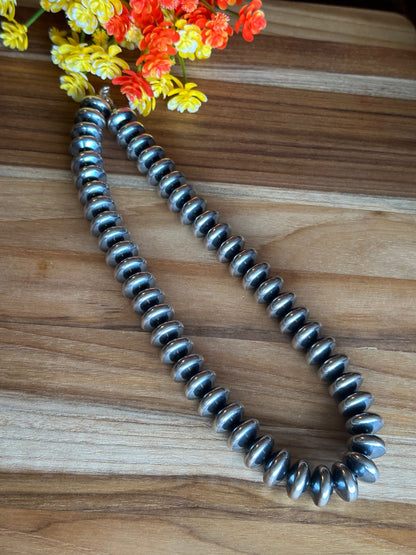 20" 16MM Rondelle Sterling Pearls