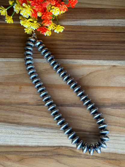 20" 16MM Rondelle Sterling Pearls