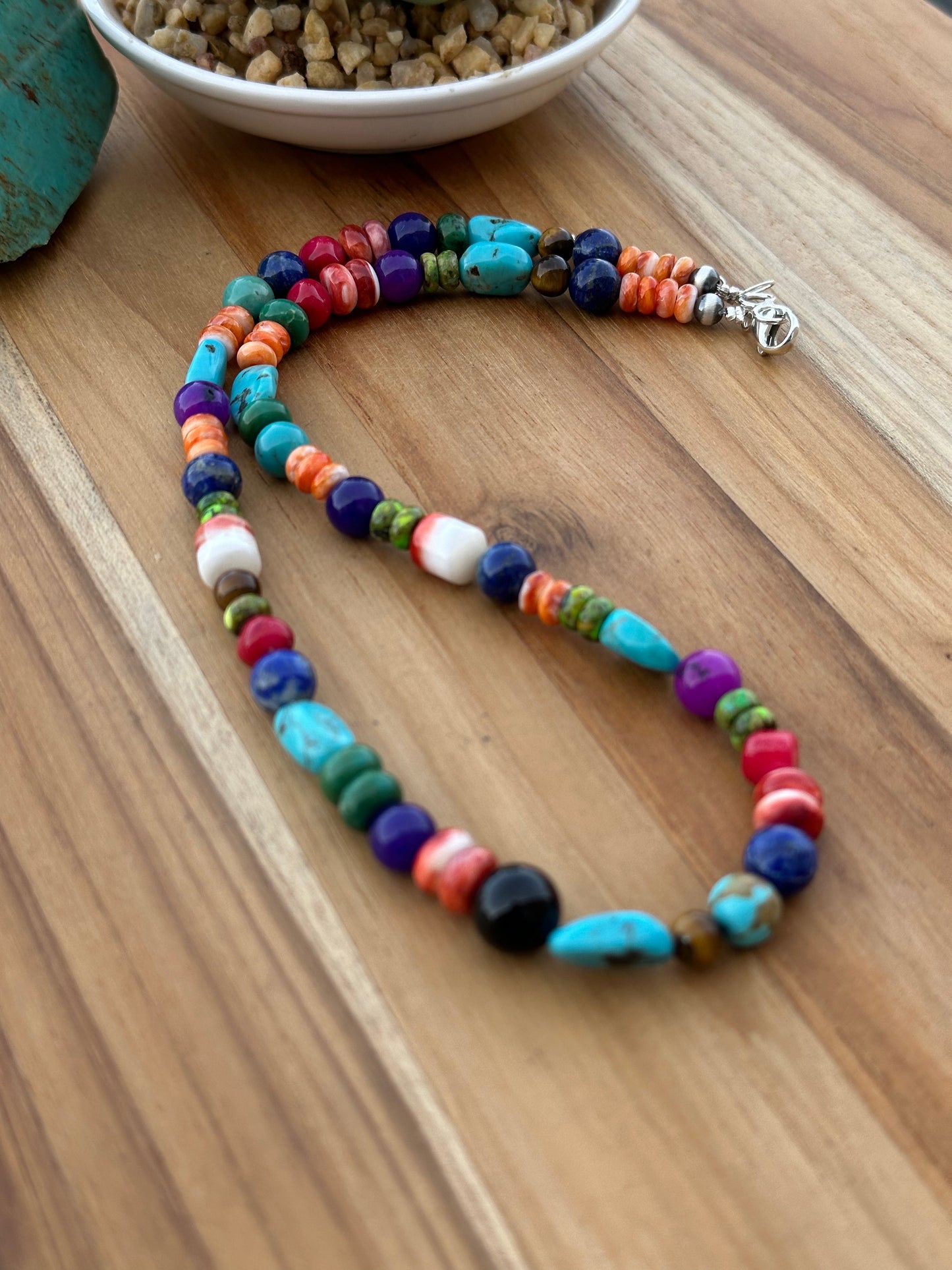 Multi-Gem Treasure Necklace