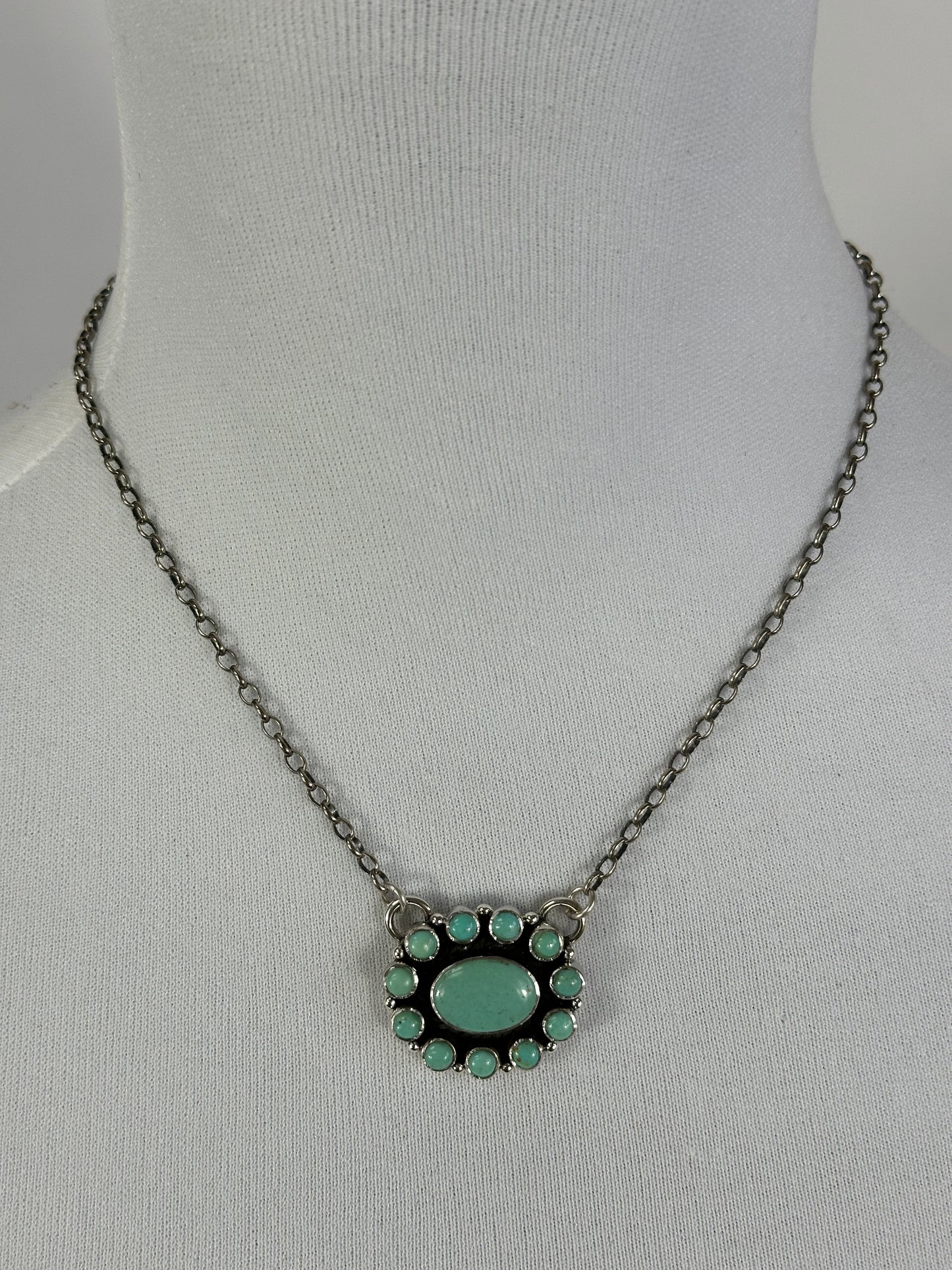 Kingman Cluster Necklace