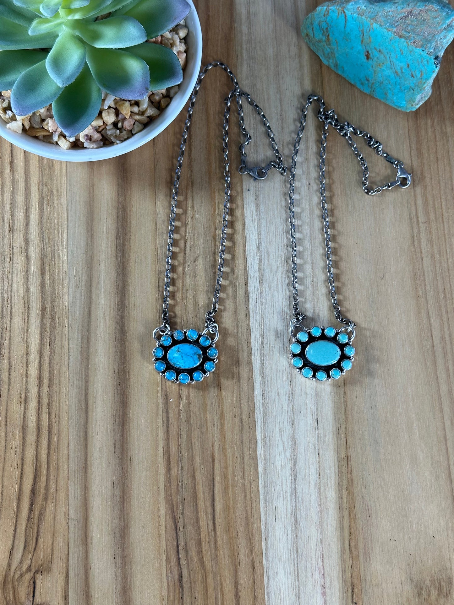 Kingman Cluster Necklace