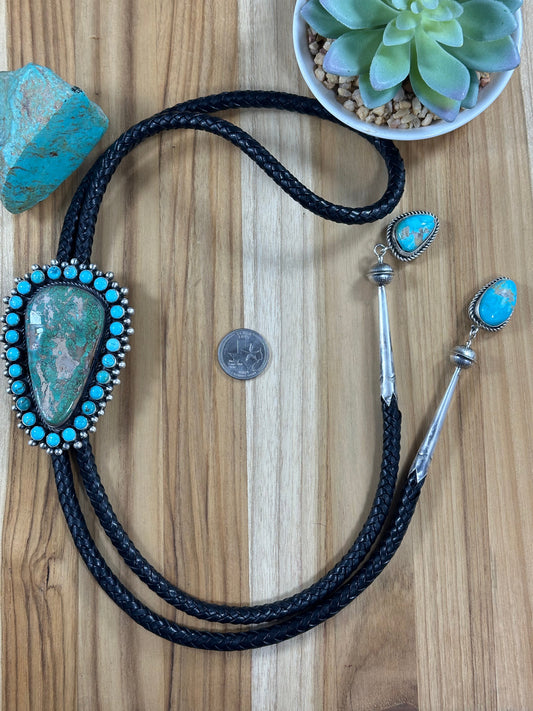 Kingman Turquoise and Royston Bolo