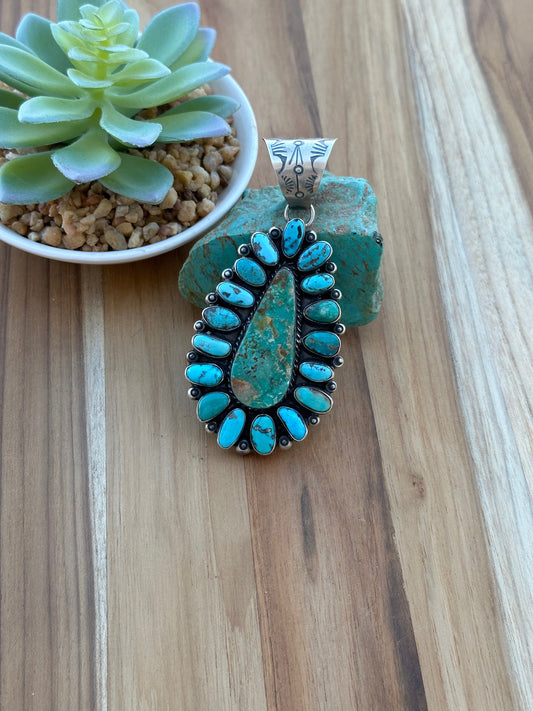 Royston Teardrop Sterling Silver Pendant