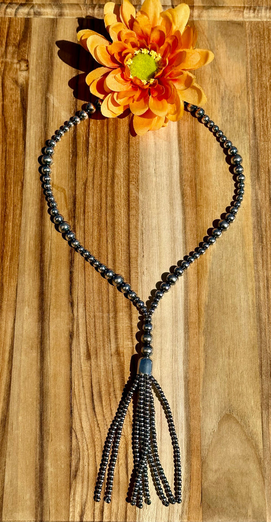 18 inch Navajo Style Pearl Tassel